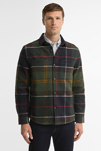 Barbour Woodlane Brushed Dış Gömlek TN11 Classic Tartan