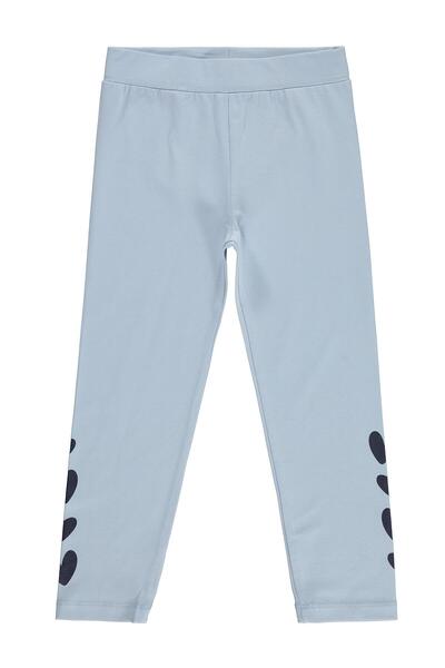 Civil Girls Leggings sa printom srca za uzrast 6-9 godina - plave