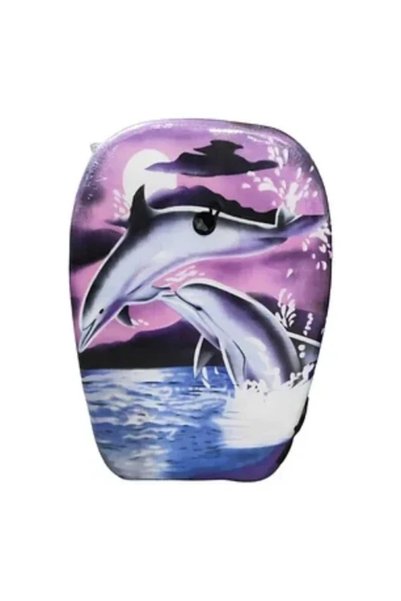 OEM Σανίδα θαλάσσης Bodyboard με λουράκι ασφαλείας και σχέδιο δελφίνια την νύ...