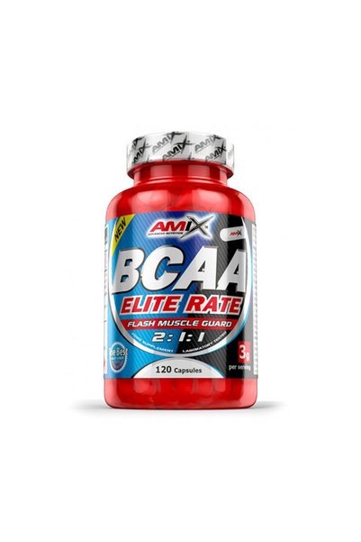 AMIX BCAA Elite Rate - Aminoacizi BCAA, 120 capsule
