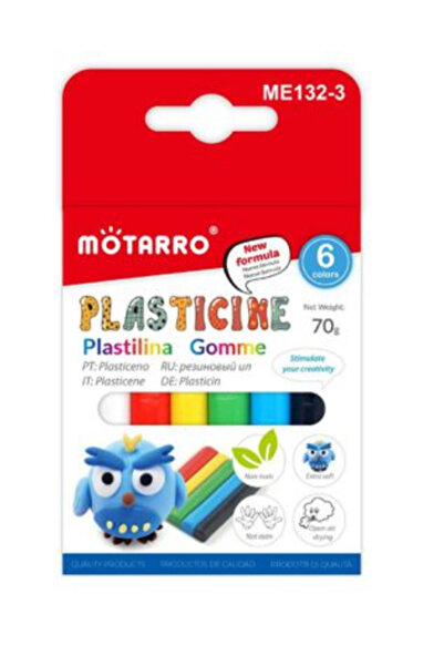 OEM Πλαστελίνη 6 χρωμάτων 70g Motarro ME132-3