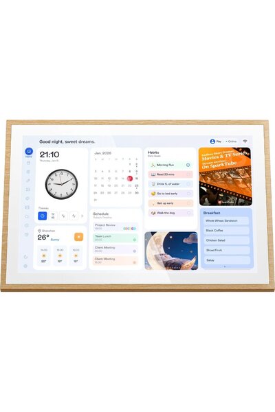 Blackview 10.1 " Ψηφιακό Ημερολόγιο Wi-Fi (2GB+32GB) Android 11 Ξύλινο - (NES...