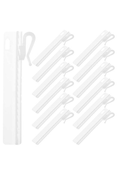 Generic Brand 25 bucăți cârlige reglabile pentru perdele cu pliuri tip pinch,...