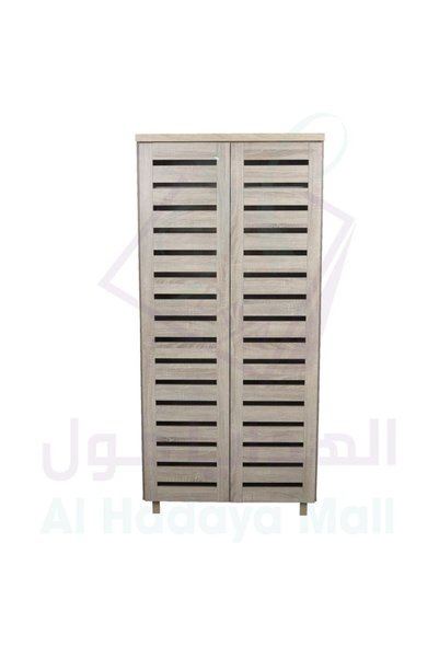 Generic خزانة أحذية ماليزية أنيقة - بيج - 170x80x33 سم