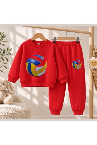 playwear Timski dukserica sa printom za odbojku, za devojčice i dečake, s okr...