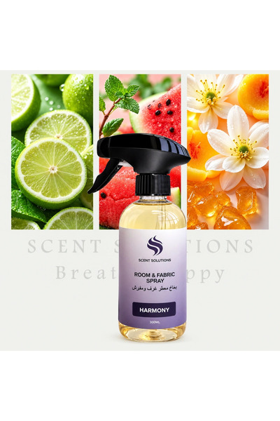 Scent Solution هارموني - بخاخ معطر للغرف وأغطية السرير