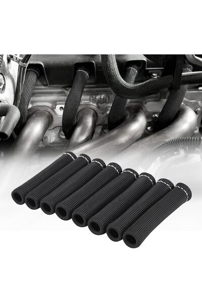 LBMT Heat Shield Sleeve, 2500 Degree Spark Plug Boot Protector, Wire Boots Wr...