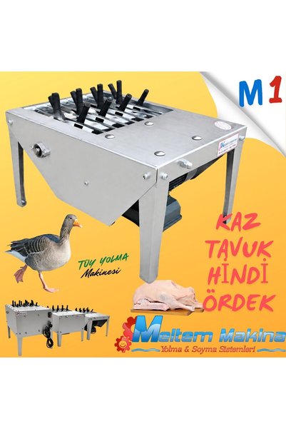 Meltem M1 Kaz Tüyü Yolma Makinesi