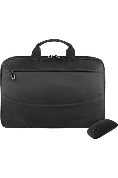 Tucano Σετ Borsa Idea: Τσάντα Laptop 15.6 " + Μαύρο Ποντίκι - (BU-BIDEA-WM)