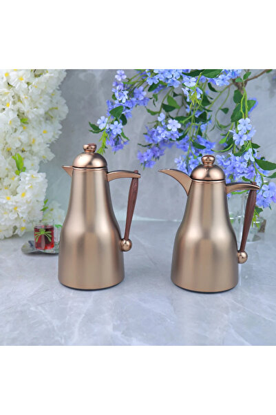 Generic Stainless Steel & Wood Design Elegance Tramisu Set - Matte Bronze - 1...