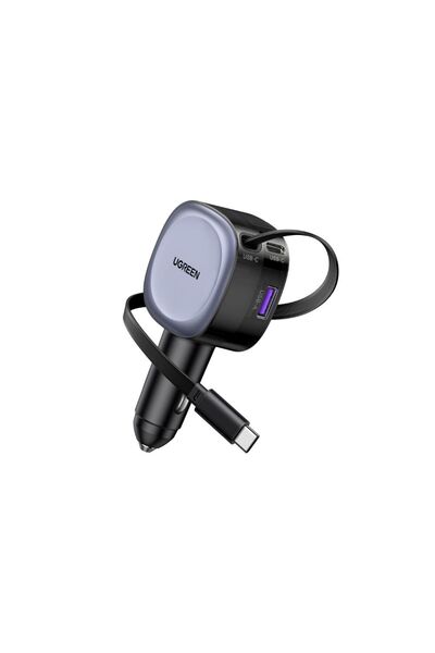 OEM Φορτιστής αυτοκινήτου 75W UGREEN EC601 55653 2 θέσεων, με καλώδιο USB-C 6...