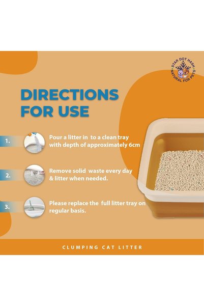 StarDotHash Genie Flushable Cat Litter with Scoop | 99.9% Dust Free Bentonite | Fast Clumping | Low Tracking | Hypoallergenic | 6.3 L Soap (Soap)