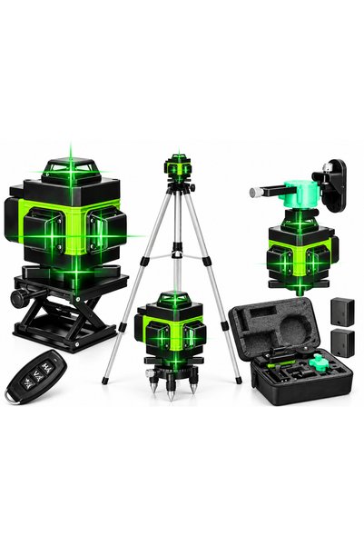 Tonely Star Nivel Laser TONELY 4D Profesională, 16 Linii, Laser Verde , 4x360...