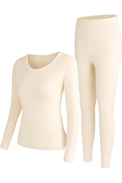 Generic Thermal Underwear For Women, Solid Ultra Soft Long John thermal Under...