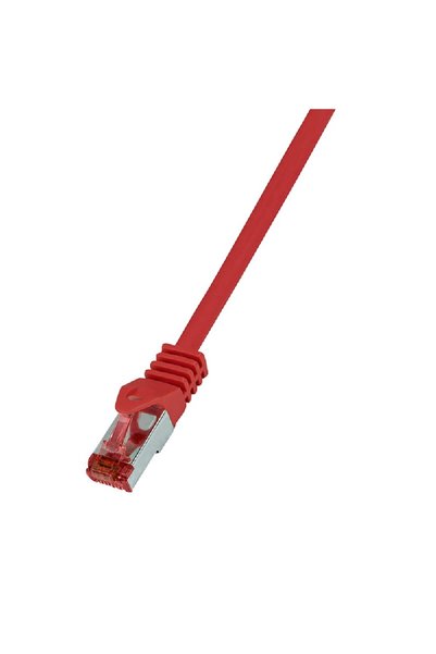 OEM Καλώδιο δικτύου S/FTP CAT6 LogiLink CQ2014S 0.25m σε κόκκινο χρώμα