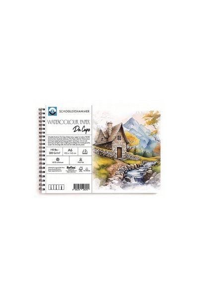 Schoellershammer Da Capo Sulu Boya Defteri 300gr A6 12yp