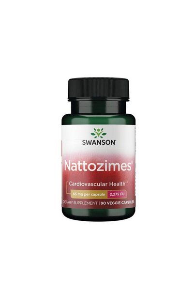 SWANSON Nattozimes 65 mg - Supliment din Plante, 90 capsule vegetale