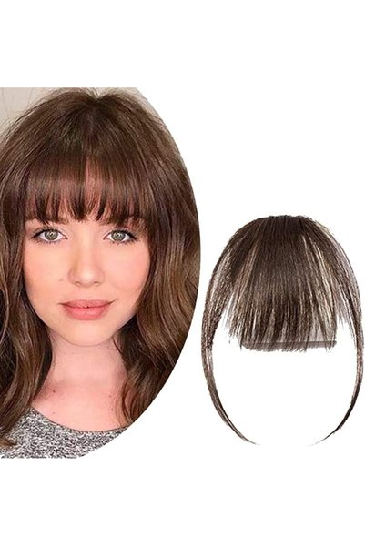NALACAL Clip in Bangs Real Human Hair Bangs Hair Clip on Bangs for Women Fake...