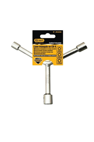 OEM Πολύκλειδο τριγωνικό καρυδάκι - 8/10/12mm (Cr-V) - 46568 Liyset