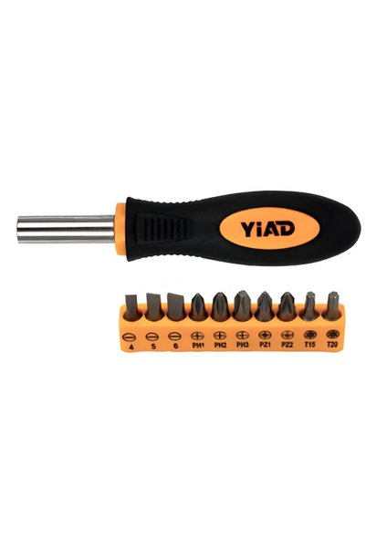 OEM Κατσαβίδι με μύτες 11 τεμάχια YiAD 51109