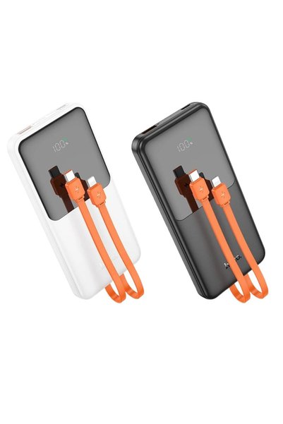 Hoco J119 Power Bank 10000mAh με γρήγορη φόρτιση 22.5W και PD 20W, ενσωματωμέ...