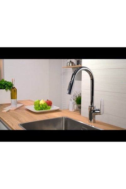 Hansgrohe Chrome Kitchen Mixer Fox Cloud 240 Hansgrohe
