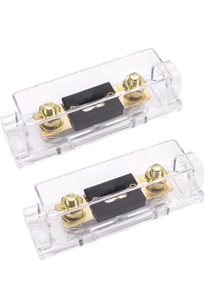 Generic 2Pack 100Amp ANL Fuse Holder with 100 Amp ANL Fuses Fit for 0/2/4/8 A...