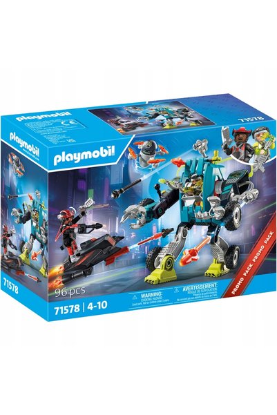 Playmobil Robot vs. planor 71578