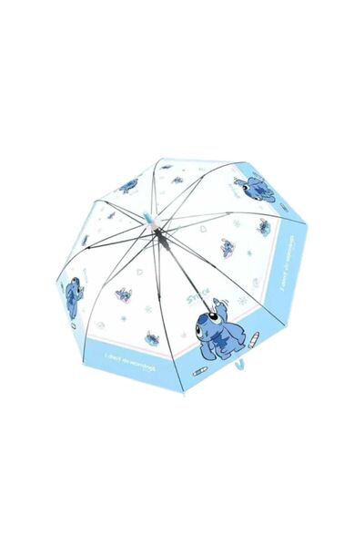 OEM Παιδική ομπρέλα μπαστούνι, Stitch - πολύχρωμη