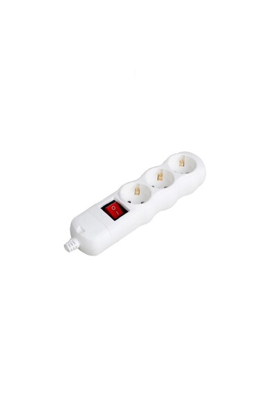 Aca Light ΠΟΛΥΠΡΙΖΟ 3 ΘΕΣΕΩΝ SCHUKO ΑΣΦΑΛΕΙΑΣ ΜΕ ΔΙΑΚΟΠΤΗ ΧΩΡΙΣ ΚΑΛΩΔΙΟ 16A I...