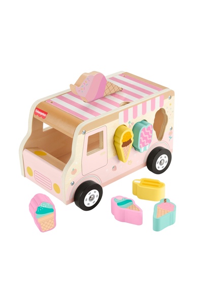 FISHER-PRICE BABY Fisher-Price Jucărie din lemn cu sortator de forme în formă...