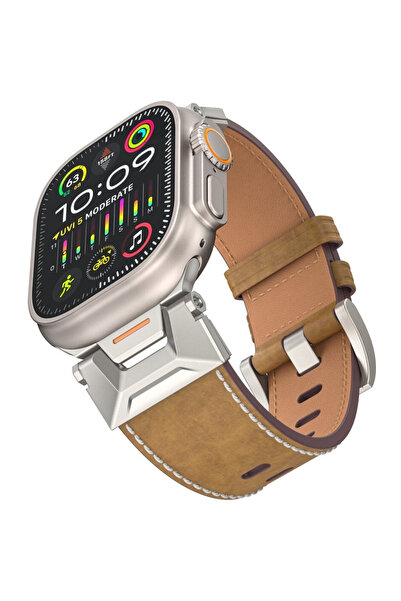 XGSM Curea din piele pentru Apple Watch 1/2/3/4/5/6/7/8/9/10/11/SE Ultra 1/2/...