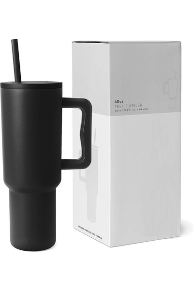 Generic 40 oz Tumbler with Handle and Straw Lid, 100% Leak-proof Travel Coffe...