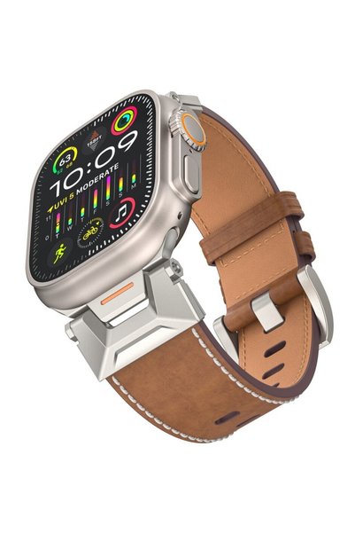 XGSM Curea din piele pentru Apple Watch 1/2/3/4/5/6/7/8/9/10/11/SE Ultra 1/2/...