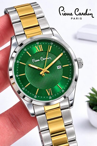 Pierre Cardin ضمان لمدة 24 شهرًا سوار من الفولاذ المقاوم للصدأ 3 ATM مع صندوق...