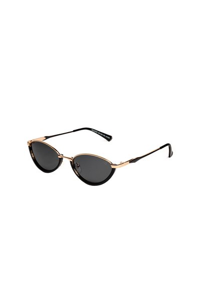 AV SUNGLASSES CELESTE Γυαλιά Ηλίου Cat-Eye Μαύρα με Χρυσό Σκελετό Polarized Φ...
