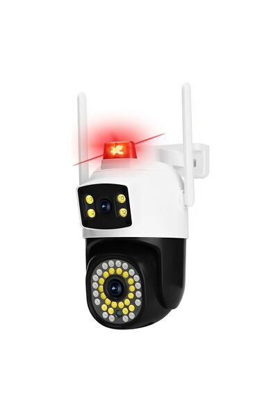 OEM Κάμερα ασφαλείας 360° Full HD WiFi με διπλό φακό, έξυπνη νυχτερινή όραση ...