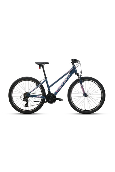 Carraro Force 601 21-V VB Dağ Bisikleti - Lacivert-Pembe-Beyaz - 43 Cm