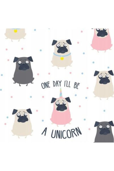 La Millou Pătură matlasată din bumbac - M - Unicorn Cățeluș