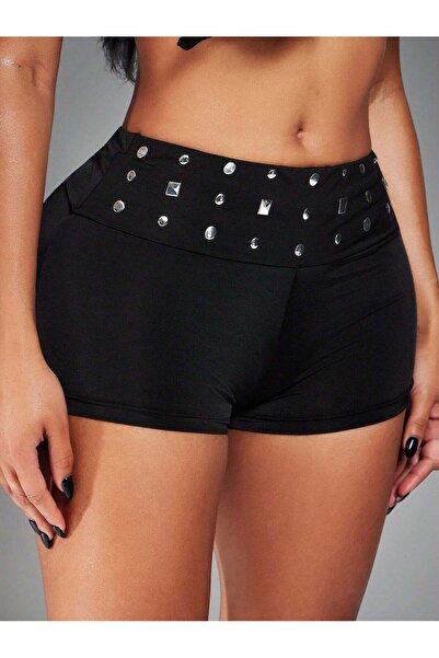 Sheya Pantaloni scurți, negru
