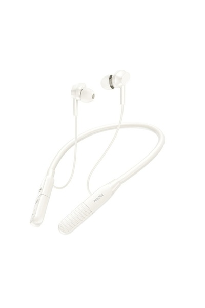 OEM Ακουστικά Neckband BT WK WG-08 σε μπεζ χρώμα