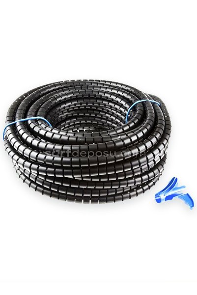RGWEL Fiber Lazer Kablo Toplama Spirali Plastik 30 mm'lik - 8 mt