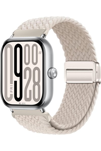 Generic Compatible with Redmi Watch 5 Strap, Elastic Adjustable Braided Repla...