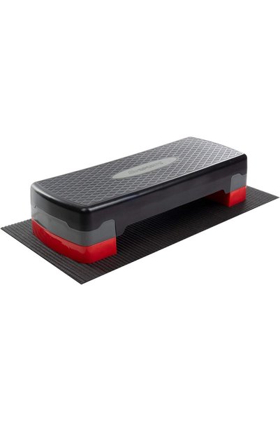 ScSports Stepper reglabil pe inaltime, cu 2 trepte, 15cm, cu covoras