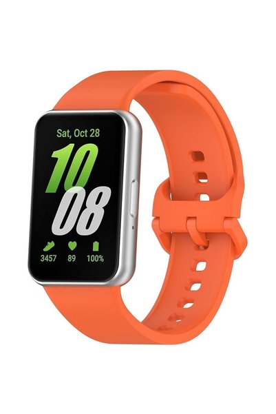 XGSM Curea de silicon pentru Samsung Galaxy Fit 3, Portocalie