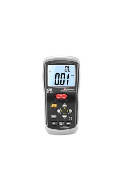 Cem DT-620 CFM/CMM Kızılötesi Termometre ve Anemometre