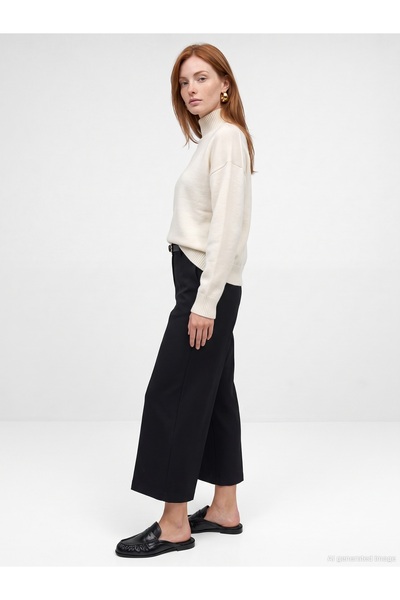 Dilvin 10887 Wool Blend Turtleneck Sweater