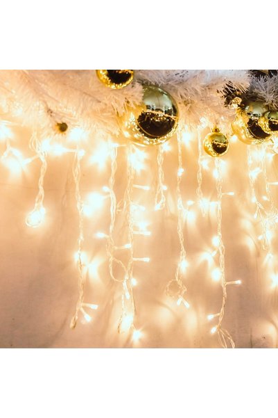 Aca Light ΧΡΙΣΤΟΥΓΕΝΝΙΑΤΙΚΑ ΦΩΤΑ ΒΡΟΧΗΣ 144 LED ΘΕΡΜΟ ΛΕΥΚΟ 24 ΣΕΙΡΕΣ (5-7-5-...