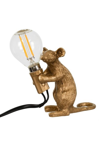 GloboStar® GloboStar Mouse Vintage Επιτραπέζιο Φωτιστικό με Υποδοχή 1 x E12 A...