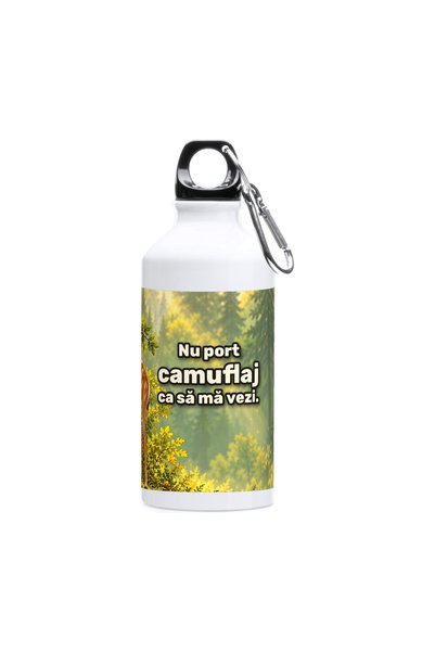 Amprenta Divertis Bidon 500 ml cu Carabinieră „Nu port camuflaj ca să mă vezi...